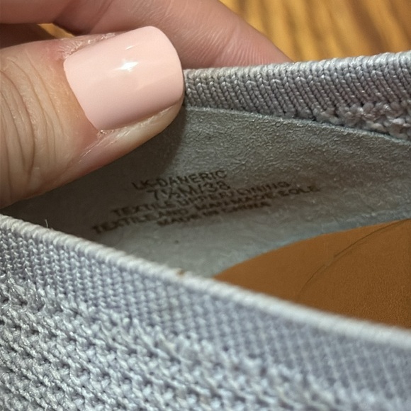 Lucky Brand Daneric Flat Purple Grey Round Toe Size 7.5 - Picture 5 of 5